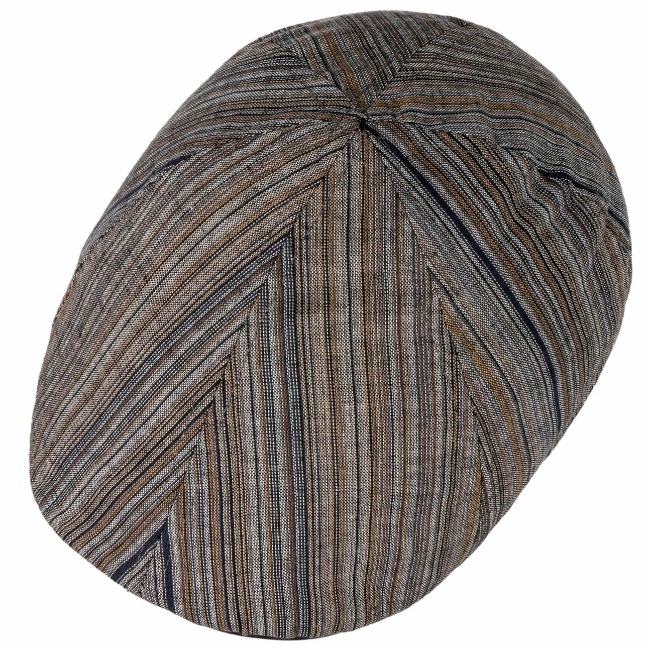 LIPODO Gatsby Gorra Estilo Newsboy Lino Algodon a Rayas Multicolor Hombre Primavera Verano