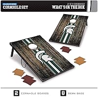 Vista 34 de Wild Sports NCAA 2' x 3' MDF Deluxe Cornhole Set - with Corners and Aprons