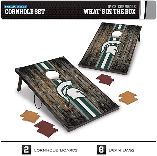 Miniatura 34 de Wild Sports NCAA 2' x 3' MDF Deluxe Cornhole Set - with Corners and Aprons