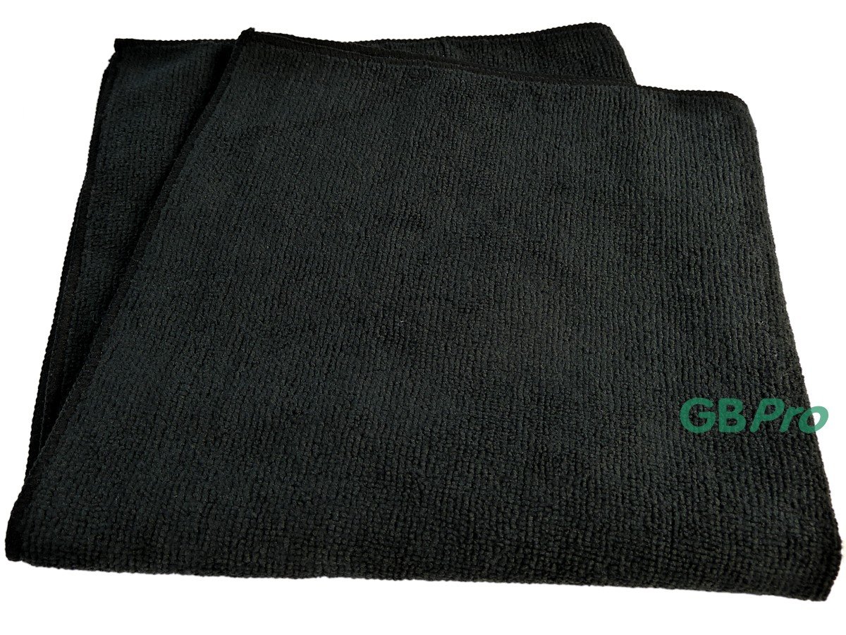 Gbpro Black Eco Premium Microfibre Cloth - (40 X 40Cm)