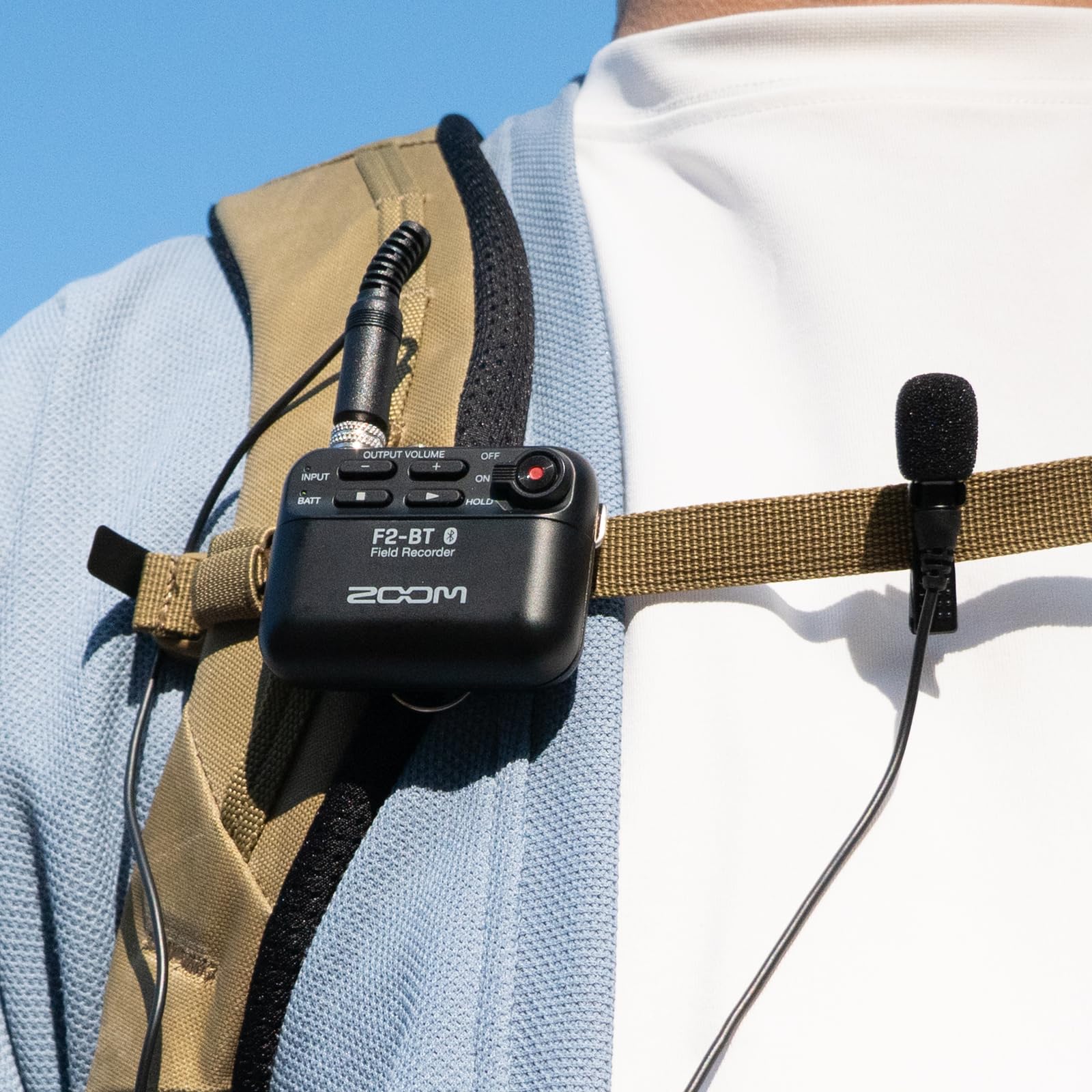 ZOOM F2-BT 32bitフロート録音対応 ラベリアマイク付属【02】 F2 Field