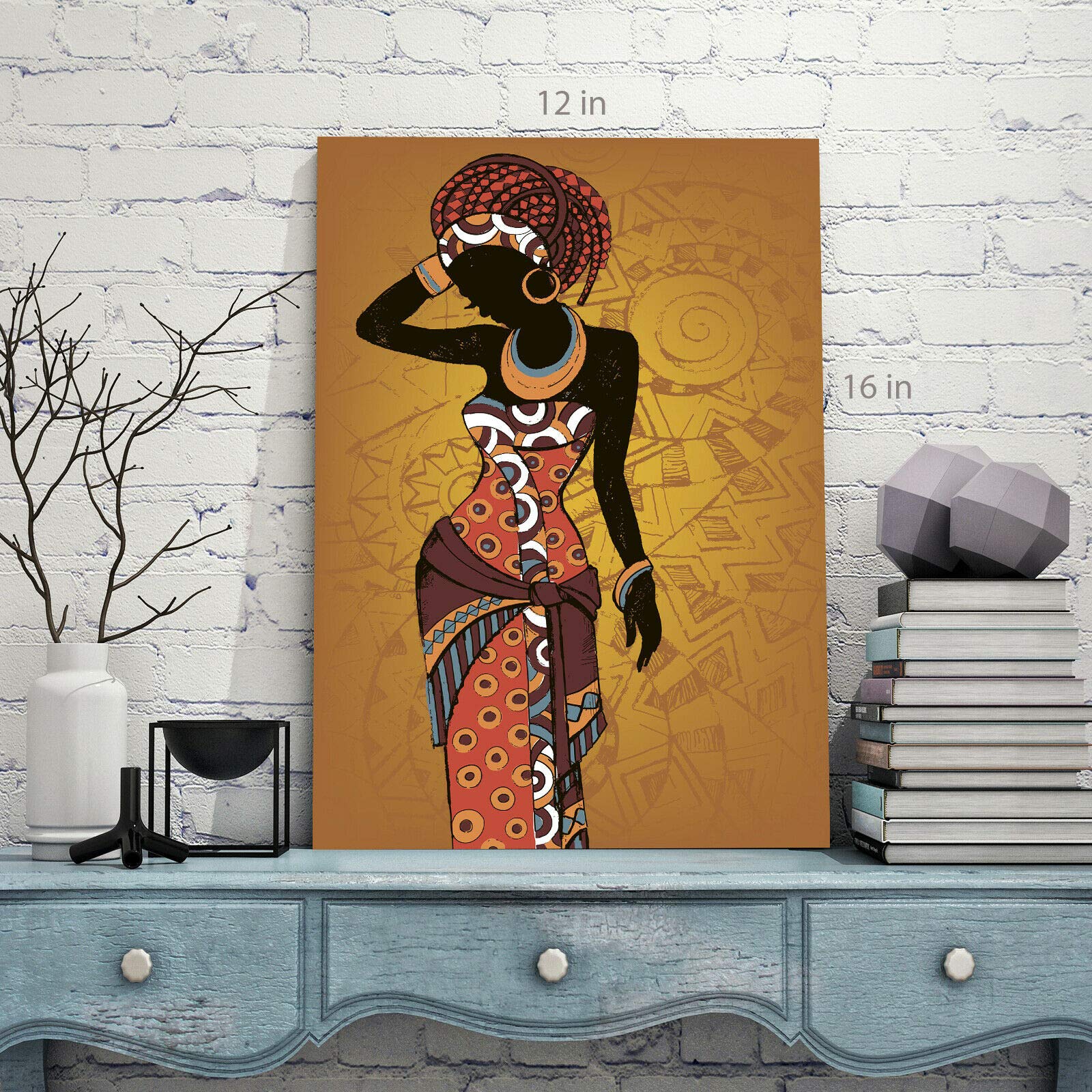 Buy African Women Portrait Canvas Wall Art For Living Room Decor 3 Pieces Colorful Weird African Girl Oil Paintings Black Girl Kitchen Wall Decor Artwork