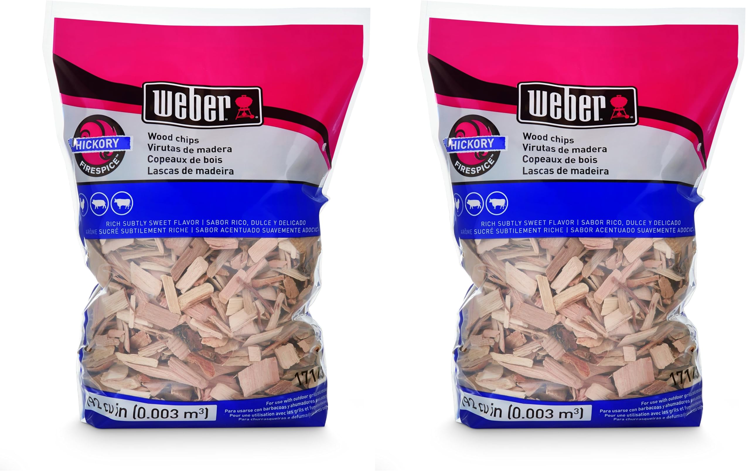 ウェーバー(Weber) ヒッコリー スモーキングチャンク 1.5kg