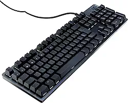 Teclado Mecânico Gamer Logitech G512 Carbon com Layout ABNT2, RGB LIGHTSYNC, USB Passthrough e Switch Exclusivo GX Brown
