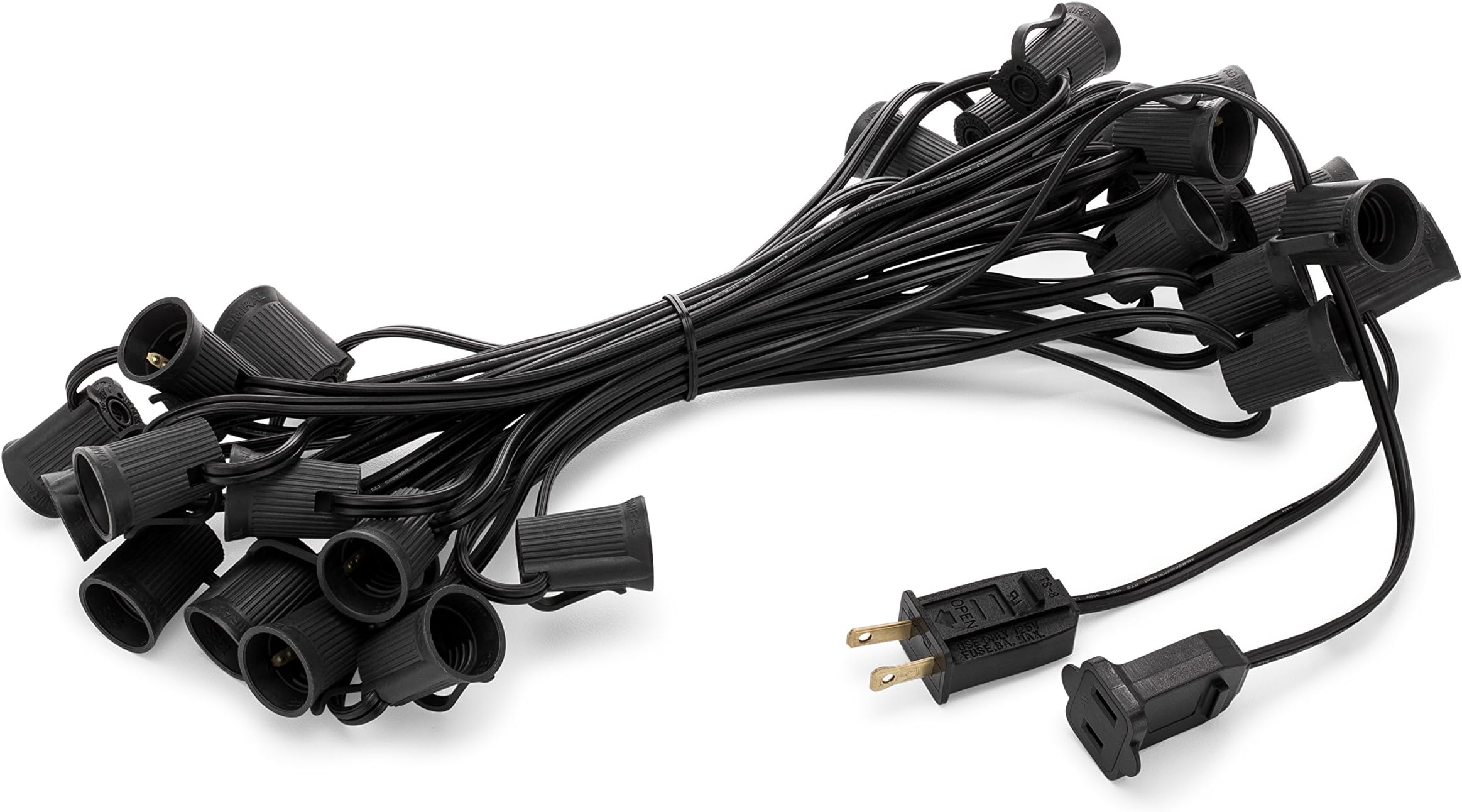 Holiday Lighting Outlet C9 Christmas Light String, Patio Event Lighting ...