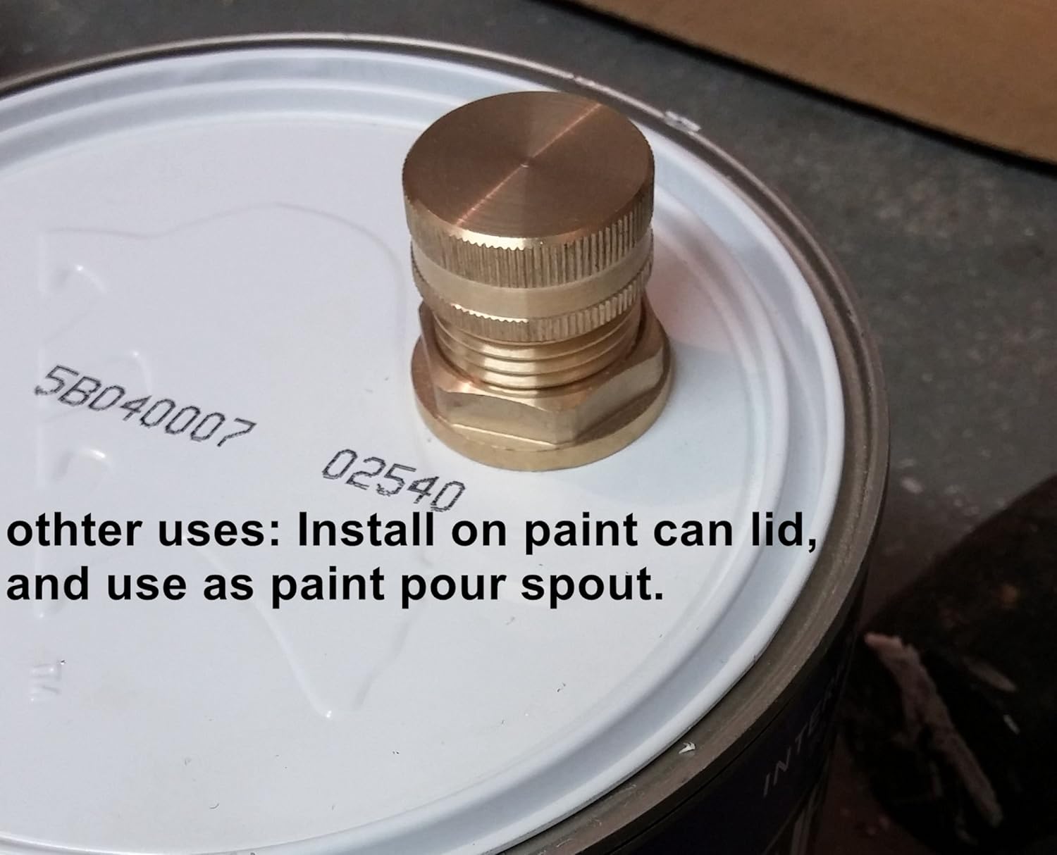 RBD020 Rain Barrel or Bucket LF Compliant Brass Drain/Flush Port Kit(4.8 oz) (Pack of 2)