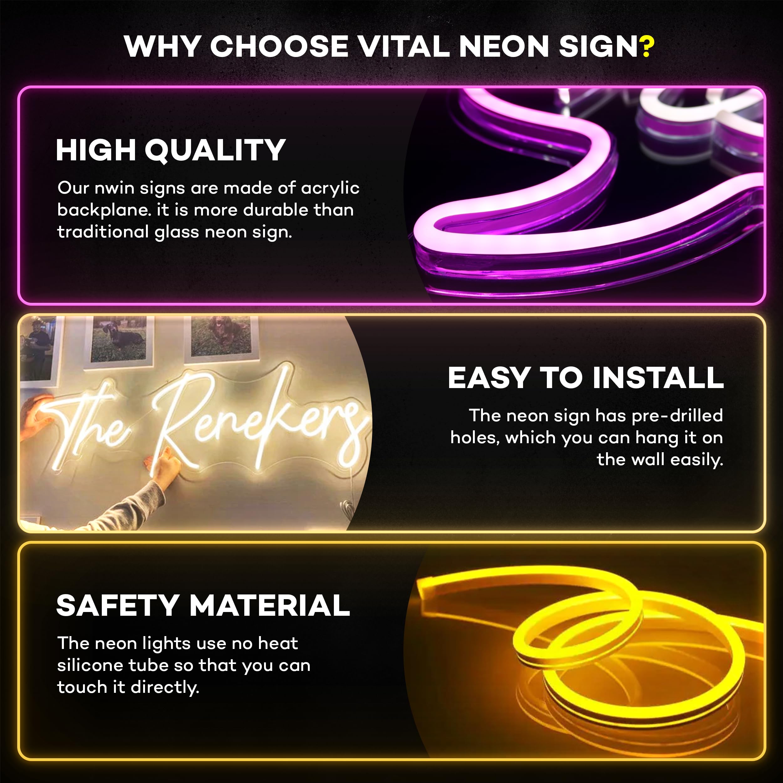 Letrero de esmalte de uñas, luz LED de neón, decoración de pared de arte pop, iluminación de sala de belleza, arte del hogar, enchufe USB, regalo ideal para fanáticos del arte de uñas,