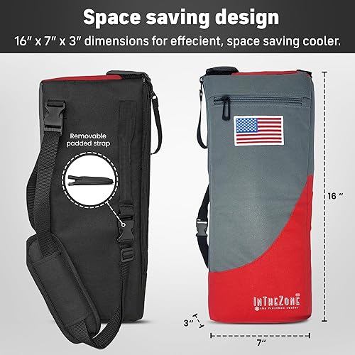 Miniatura 10 de Frostbox - Enfriador de bolsas de golf con bolsa de hielo, accesorios de golf para hombres, manga de cerveza de golf delgada, bolsa enfriadora de