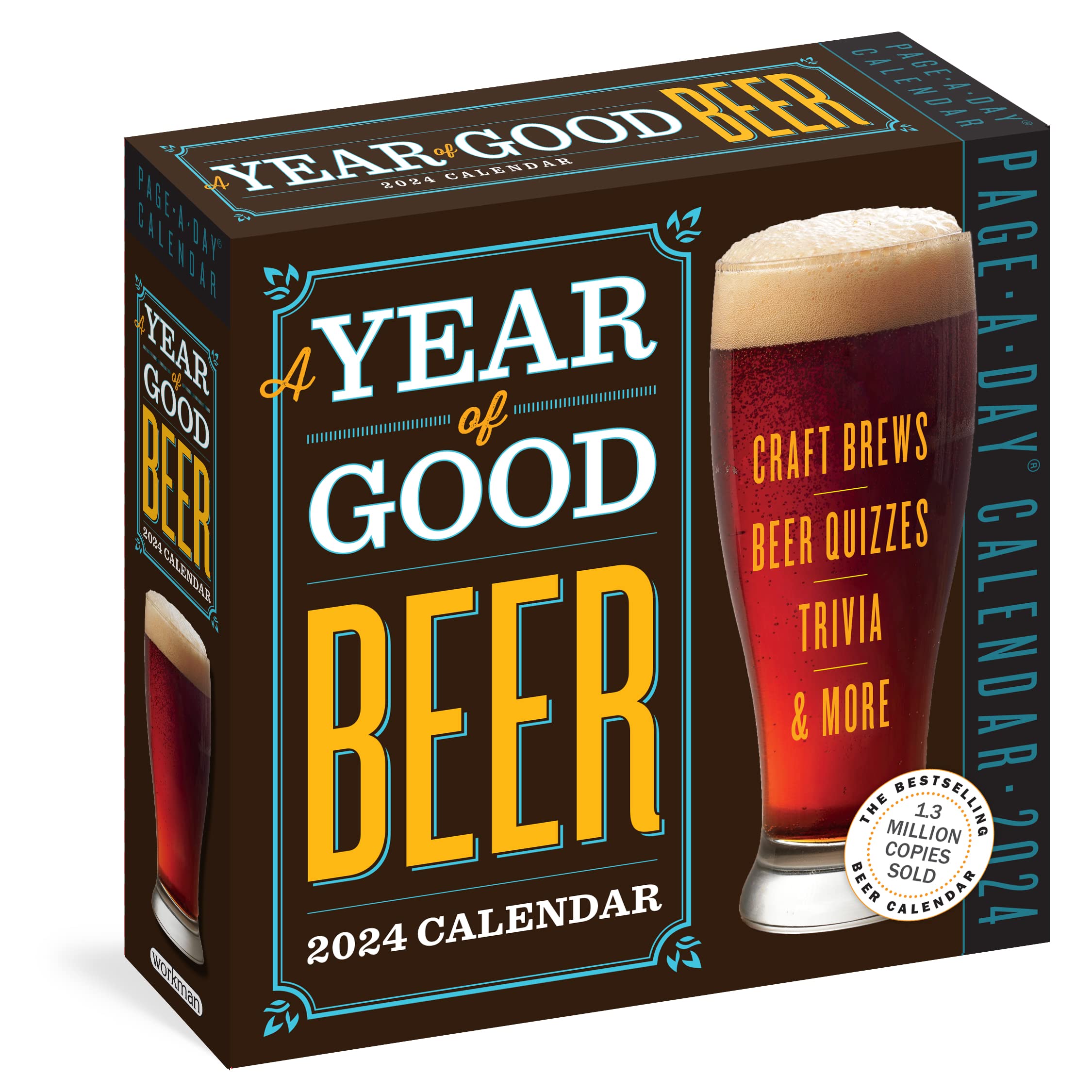 A Year of Good Beer Desk Calendar 2024 - Hobbies & Interests - Day To View