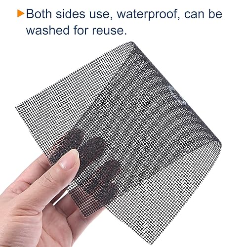 Miniatura 3 de uxcell 10 hojas de lija de malla de 150 granos de 4-12 pulgadas x 11 pulgadas, almohadilla de papel de lija de malla para reparación de paredes de