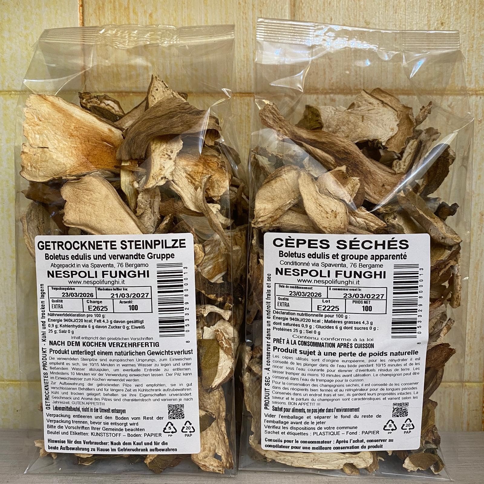 Boletus secos 100 g calidad extra – Setas gourmet