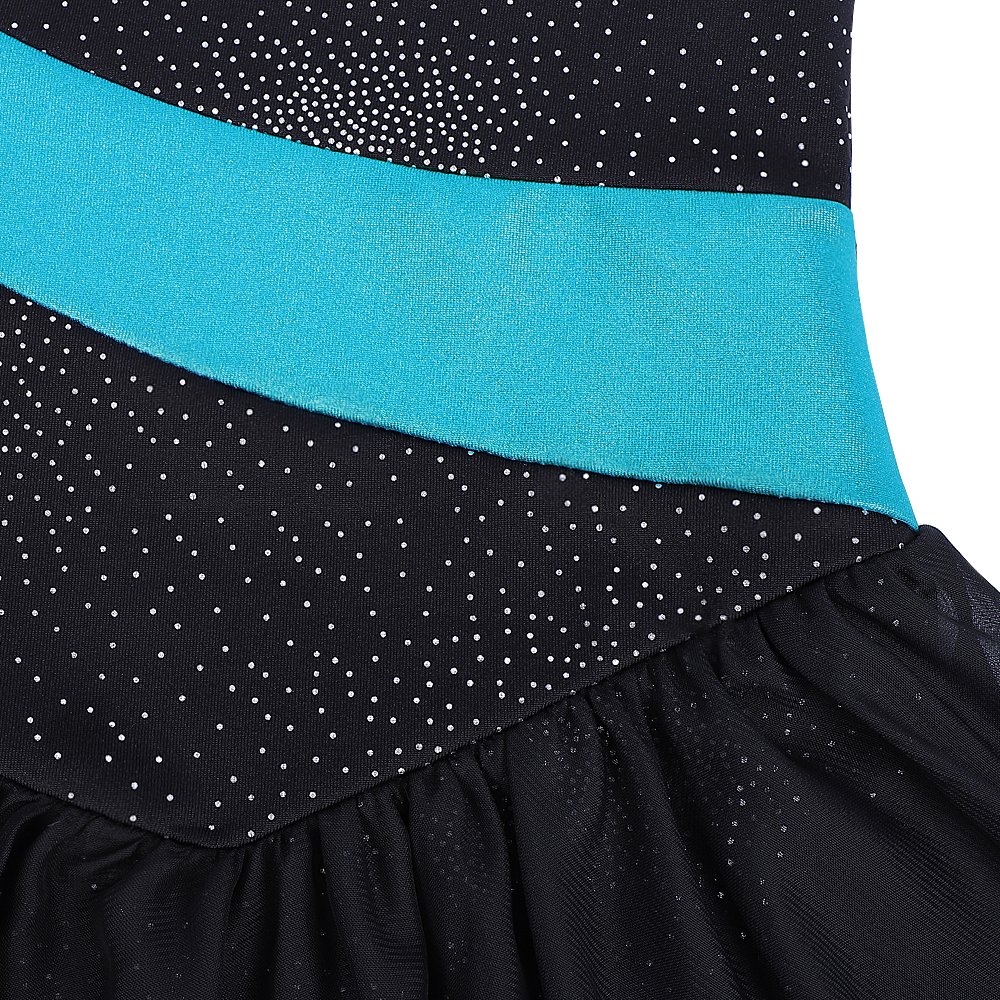 Mallot de ballet/danza con tutú para chica / vestido sin mangas con rayas multicolor, 2-11 años — view 5