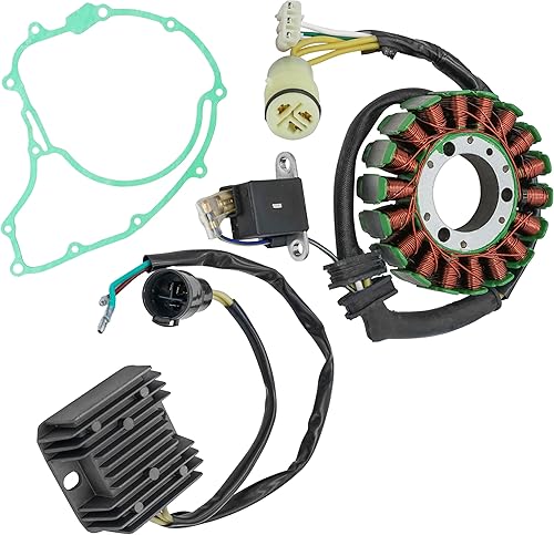 Miniatura 7 de Caltric Estator, regulador y junta compatible con Honda Trx300 Trx-300 Fourtrax 300 1993-2000