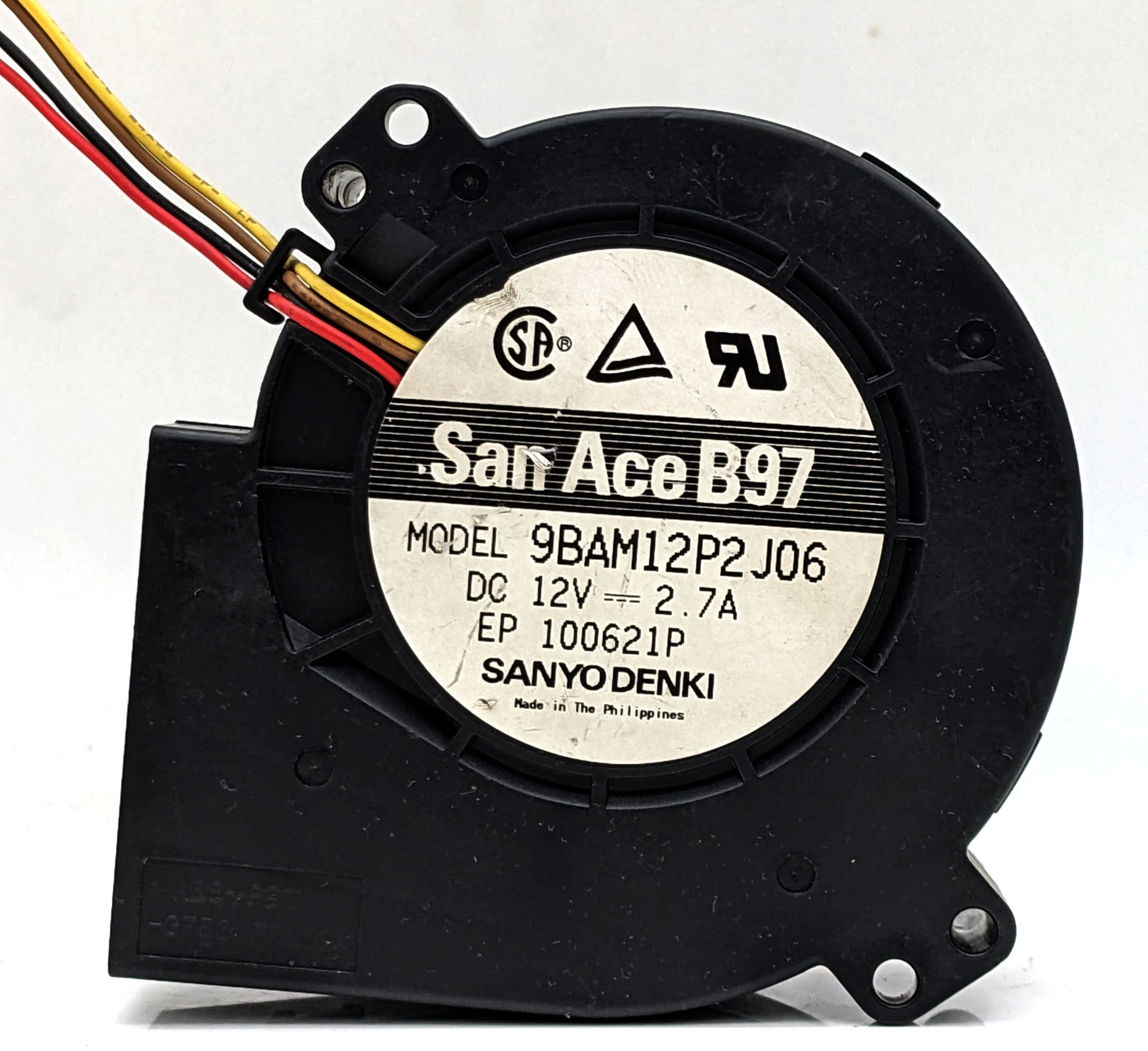 PGSA2Z 9BAM12P2J06 Size 97x94x33mm DC12V 2.7A 4600 RPM 43.5CFM Turbine Brushless Air Blower Fan (B0B314VXRR) Amazon Price History, Amazon Price Tracker