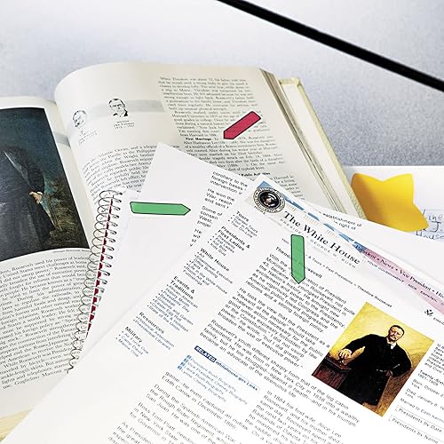 Miniatura 2 de Post-it 684ARR3 Flechas de página de 0.5 in, azulverderojoamarillo, 24color, 96 hojas por paquete