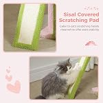 PAWZ Road Flower Cat Tree for Indoor Cats, [31.5''=80CM] Cute Cat Tower Cat Condo with Sisal Scratching Ramp, Cozy Hammock and Removable Top Bed Perch for Kittens, Pink