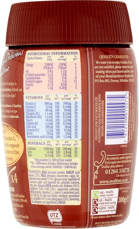 Ovaltine Chocolate Light, 300 g