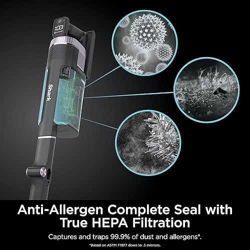 Miniatura 6 de Shark IZ862H Stratos - Aspiradora inalámbrica con Clean Sense IQ y neutralizador de olores, DuoClean PowerFins HairPro, aspiradora ligera y potente