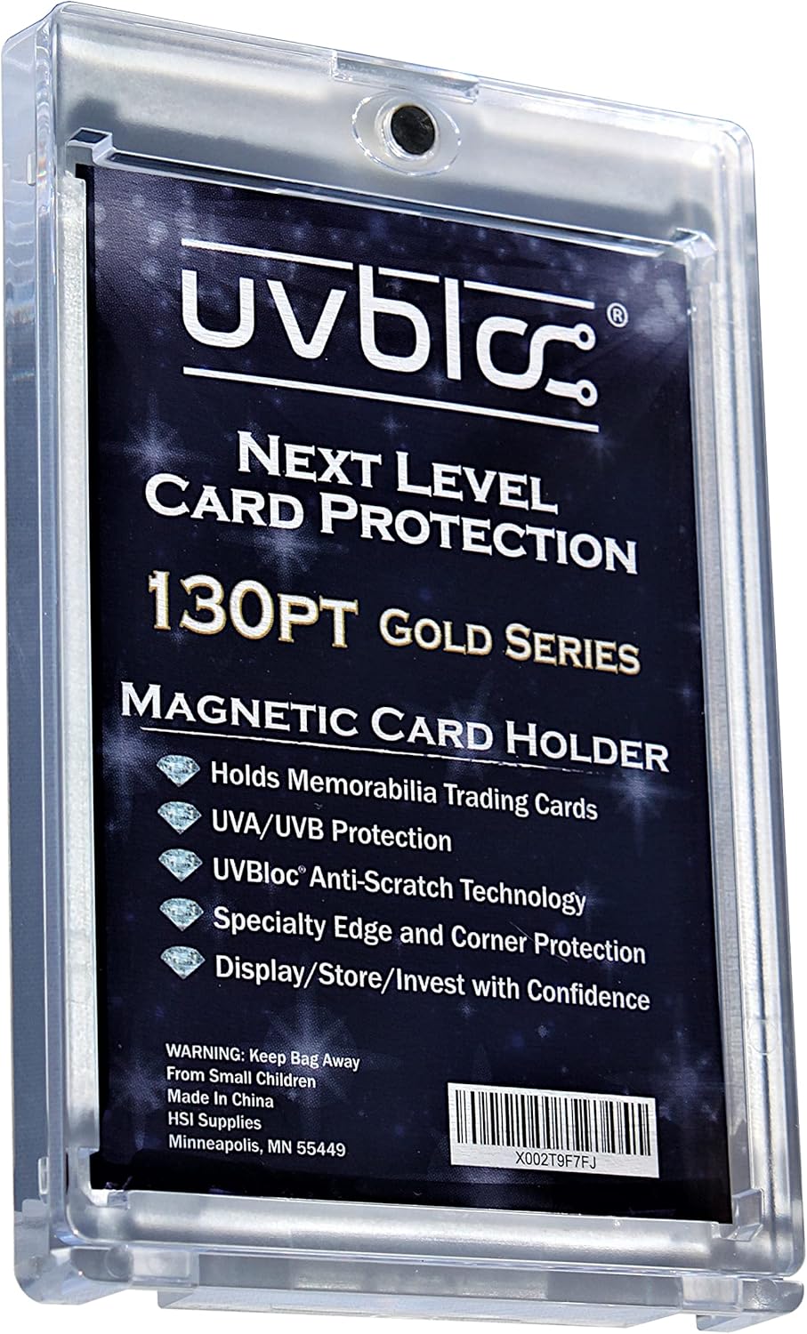 One Touch Card Holder 130pt Magnetic Baseball Jersey Patch Pro Protectors Sleeves Cases for Trading Football Sports Cards
