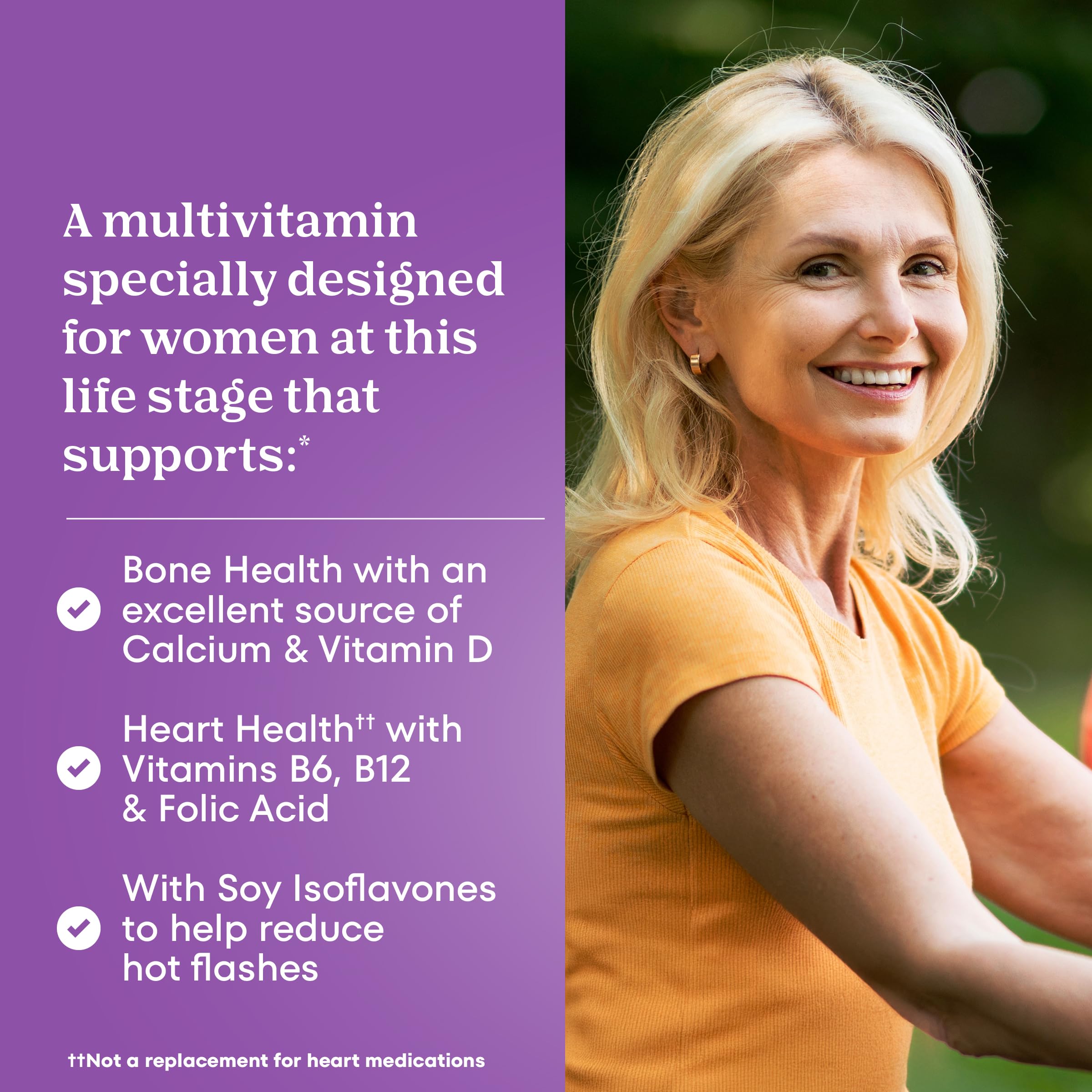 One A Day Women's Menopause Multivitamin, Menopause Support, 50 Count — Amazon image 4