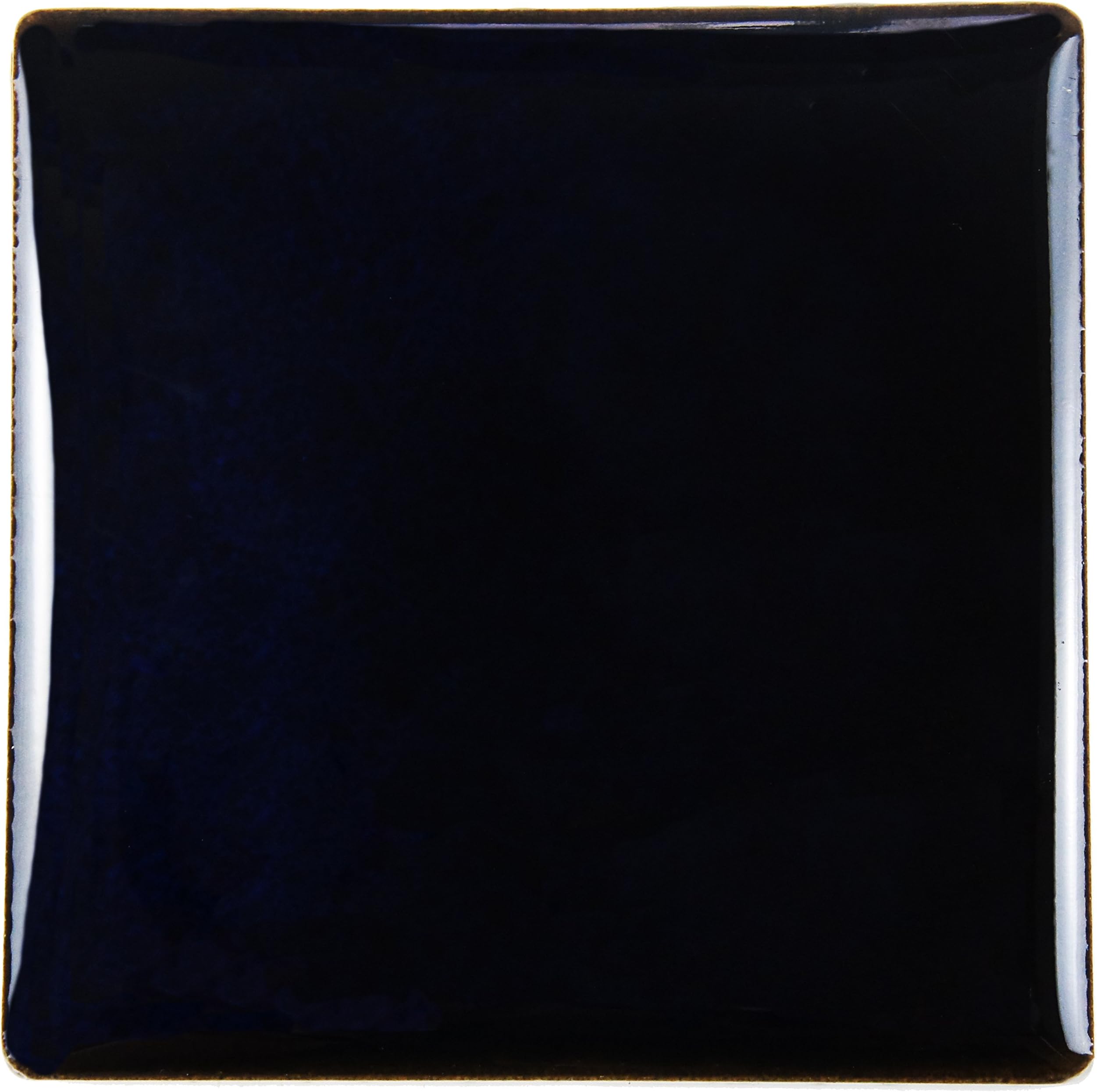 SomerTile FSD4ESP Essentia Porcelain Floor and Wall Tile, 4" x 4", Sapphire Blue