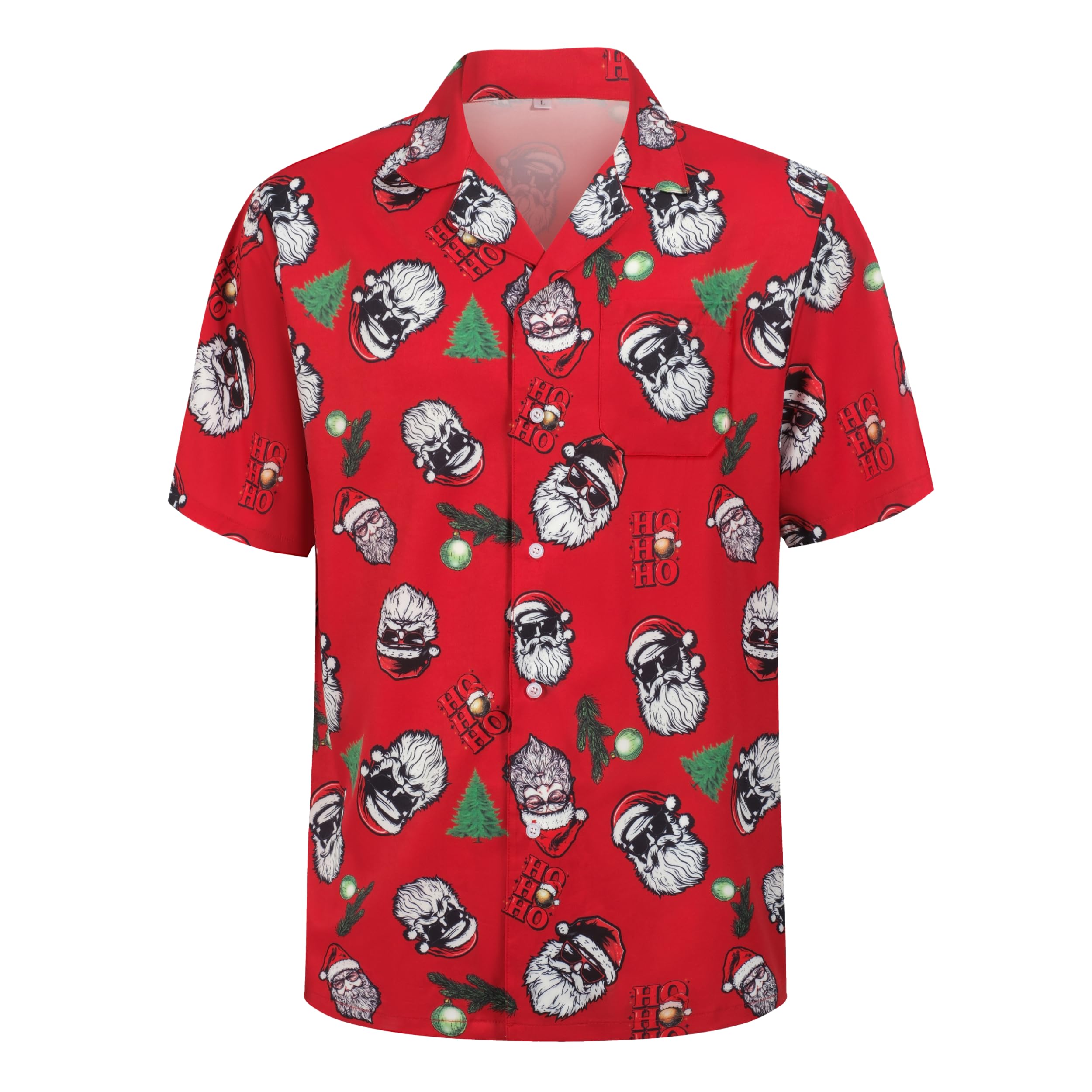 Giftdigger Mardi Gras Shirts for Men Funny 3D Print Button Up Shirt for Men Holiday Casual Aloha Hawaiian Short Sleeve Shirts