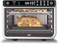 Vista 4 de Ninja Prestige Smart XL con sistema Pro Cook 10 en 1 horno tostador de convección digital para encimera con freidora de aire, asado al aire, asar