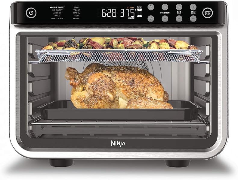 Ninja Foodi XL Pro air fry oven in stainless steel