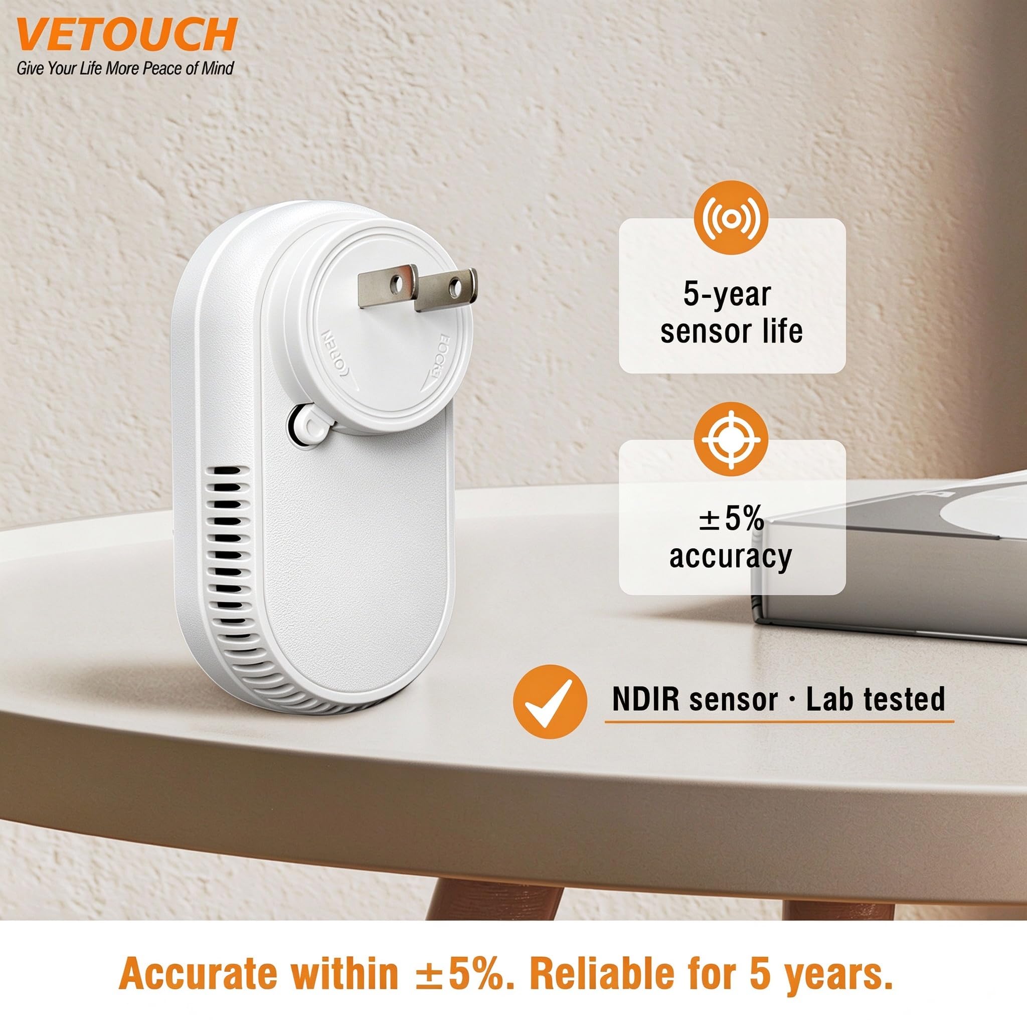 Plug-in CO2 Detector - Air Quality Monitor -6