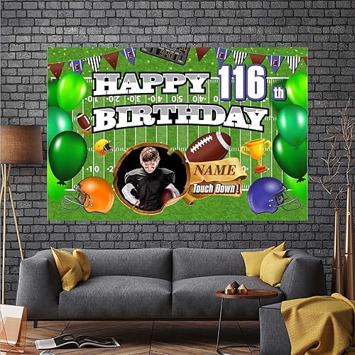 Vista 80 de Cartel personalizado de decoración de cumpleaños número 116 con temática de castillo y princesa, pancarta de tela personalizada para suministros