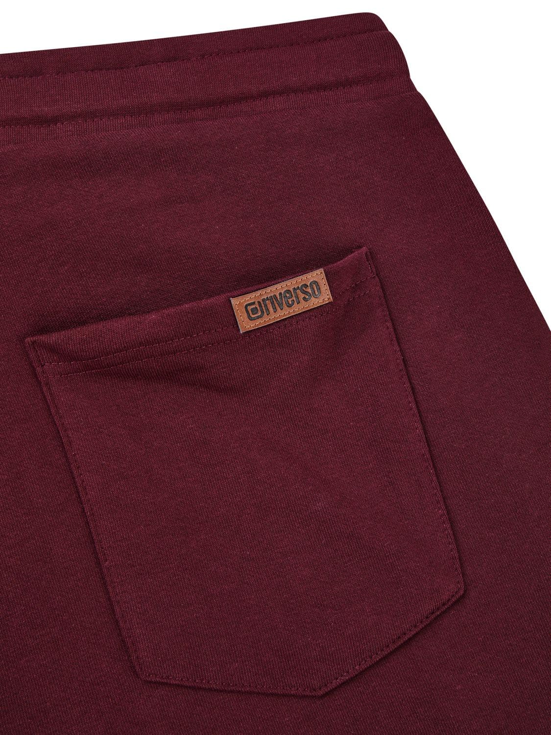 riverso RIVKasper Pantalon de jogging long pour homme Coupe droite Gris Rouge Bleu Noir Vert S M L XL XXL 3XL 4XL 5XL