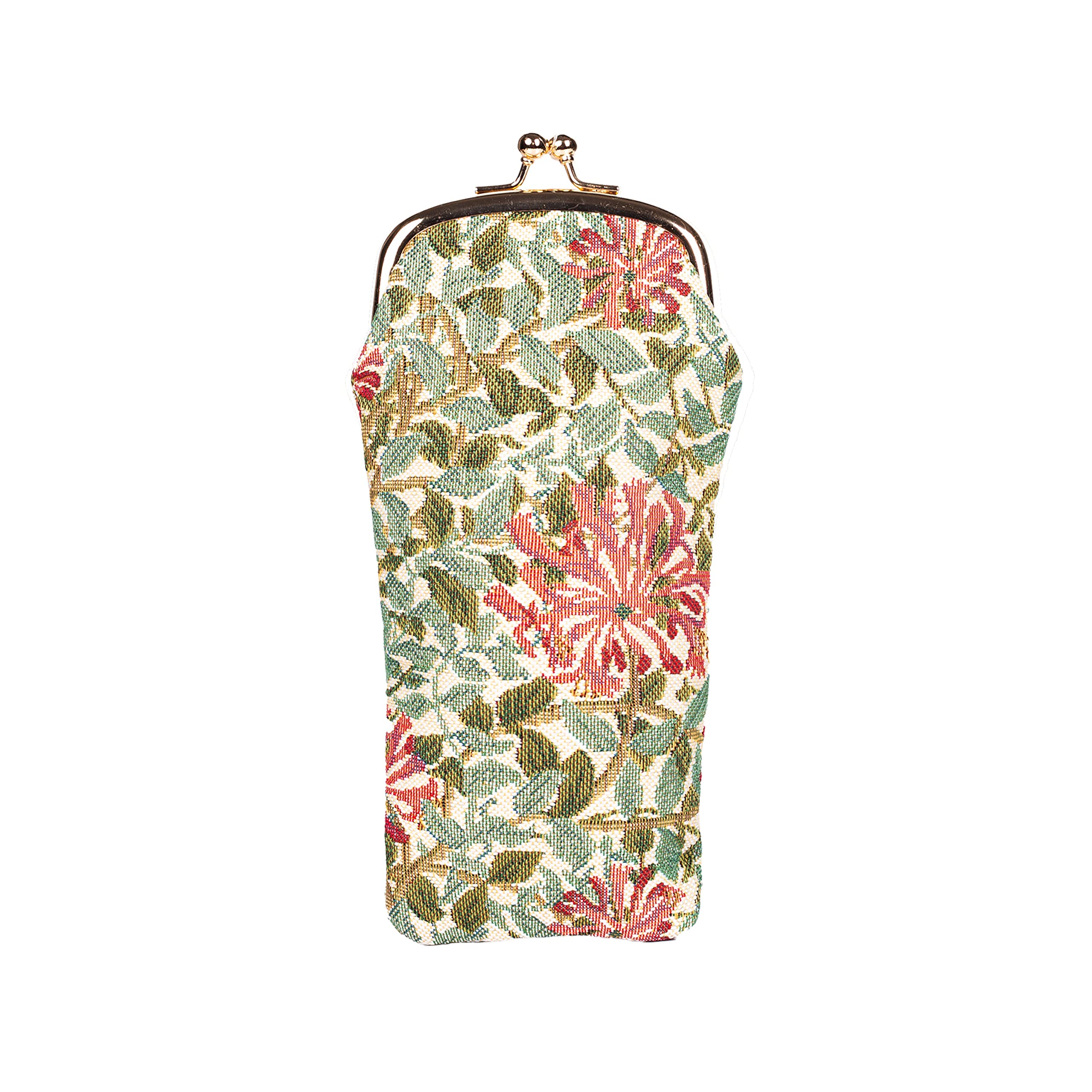 SIGNARE TAPESTRY HONEYSUCKLE GLASSES CASE CUTE POUCH BAG EYEGLASS CASE FOR WOMAN