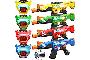 KidPal Rechargeable Laser Tag Guns Set, Birthday Toys 8 9 10 11...