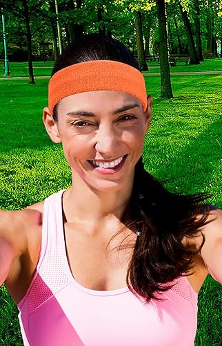 Miniatura 4 de Juego de bandas para el sudor, bandas para el sudor para mujer, accesorios de entrenamiento para mujeres de los años 80 y 80