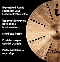 Vista 4 de Avedis Zildjian Company Platillo Crash Trash de 17 pulgadas Serie I