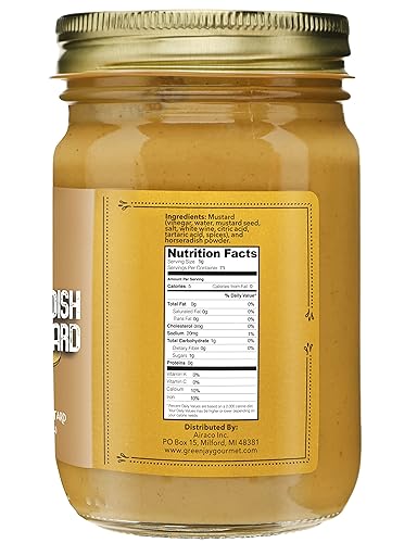 Miniatura 4 de Green Jay Gourmet Mostaza picante de chipotle ahumado, especialidad natural para untar y condimentar, aderezo y salsa de adobo picante hecho a mano