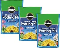 Vista 12 de Miracle-Gro Mezcla para macetas con control de humedad, para plantas en contenedor, protege contra el riego excesivo y insuficiente, 8 cuartos