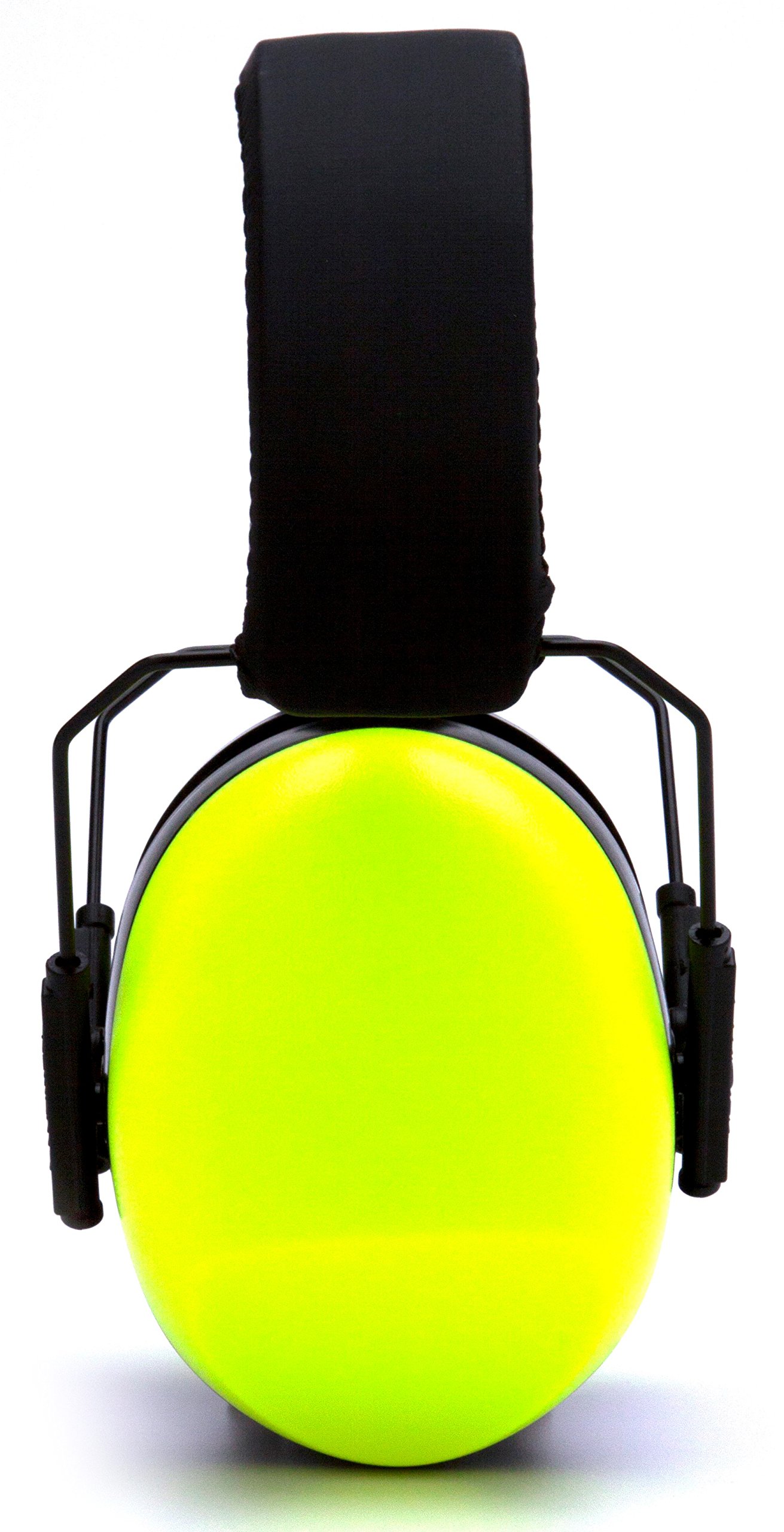 Pyramex PM80 Series NRR26dB Casque anti-bruit haute visibilité Vert citron