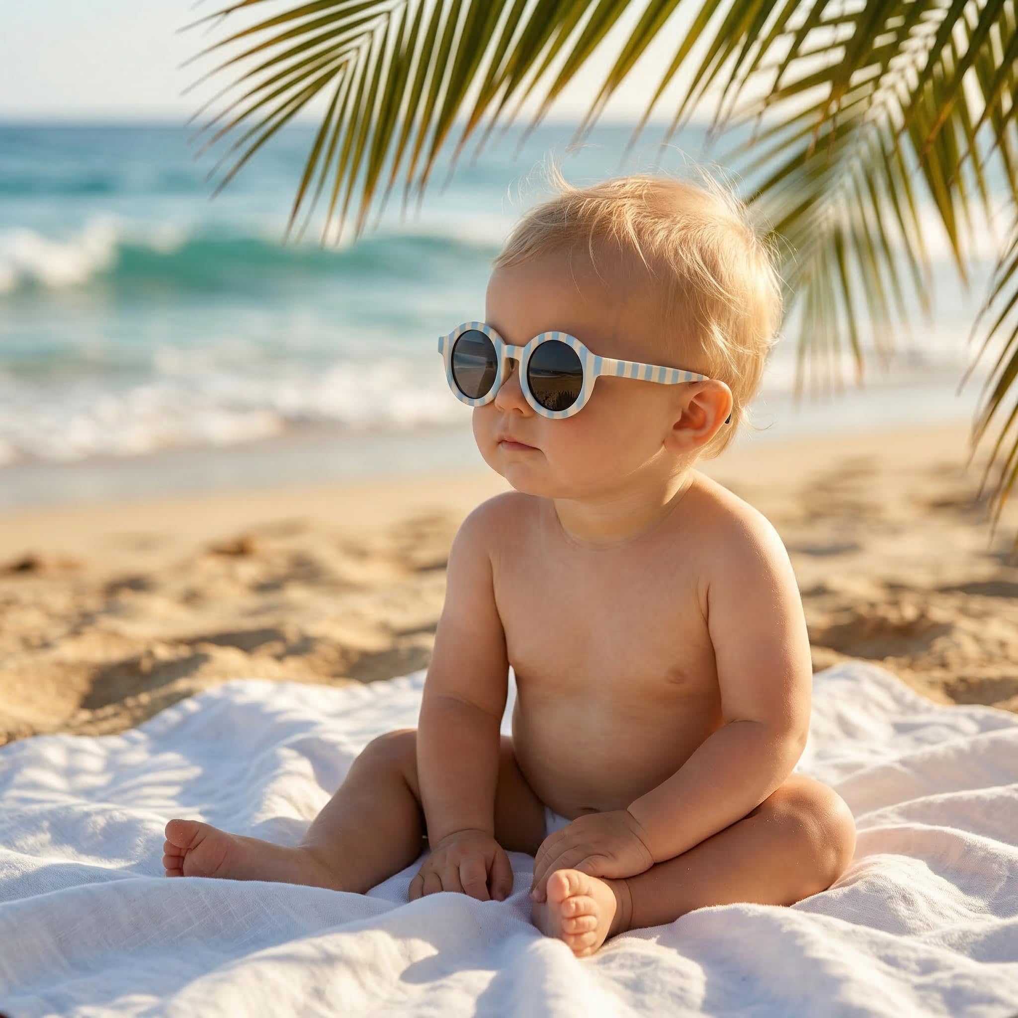 RUISOPE Gafas de Sol Bebe Polarizadas con Correa Ajustable - Protección UV400 Gafas Sol Bebe 0-36 Meses, Recién Nacido y Niños Pequeños, Irrompibles y Seguras — view 7