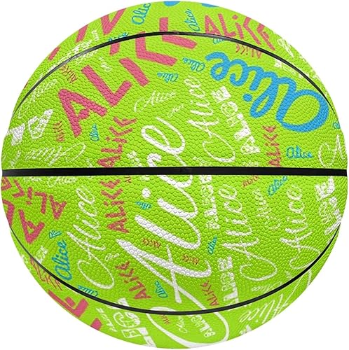 Miniatura 14 de Balón de baloncesto personalizado con nombre, todo nombre impreso, regalo deportivo personalizado, tamaño 7 (29.5") / tamaño 5 (27.5"), regalo de