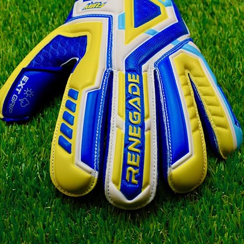 Miniatura 4 de Renegade GK Fury - Guantes de portero de alto rendimiento, protección antimicrobiana (tallas 6-11, 7 estilos, nivel 4), protectores de dedo Pro-Tek