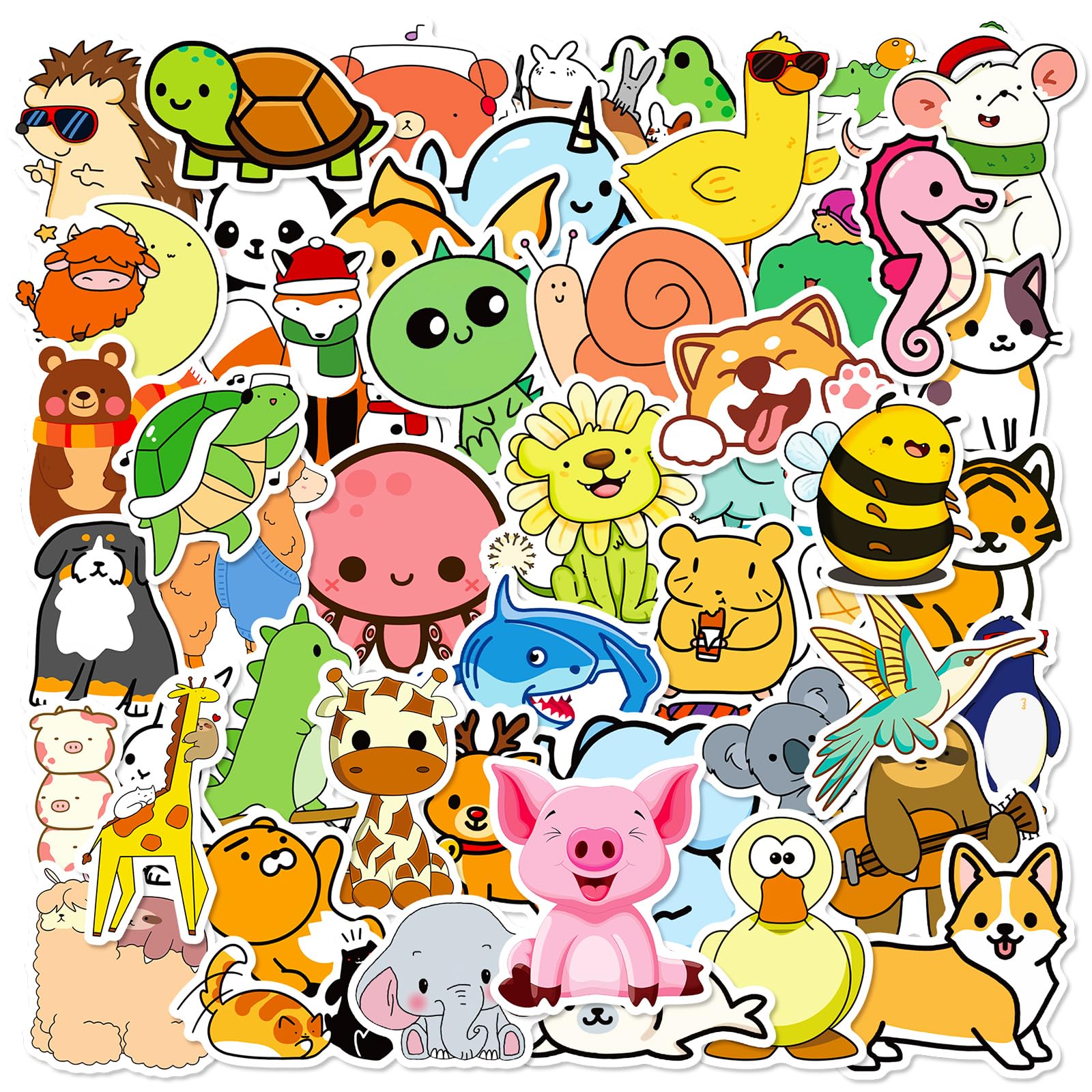 Snapklik.com : Stickers For Kids - 100Pcs Cute Animal Stickers For Kids ...