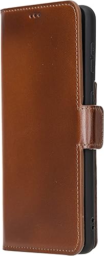 Miniatura 7 de Bayelon Funda para Samsung Galaxy S21 Plus, cartera de cuero de grano completo, cartera para teléfono, funda magnética con tapa para teléfono, funda