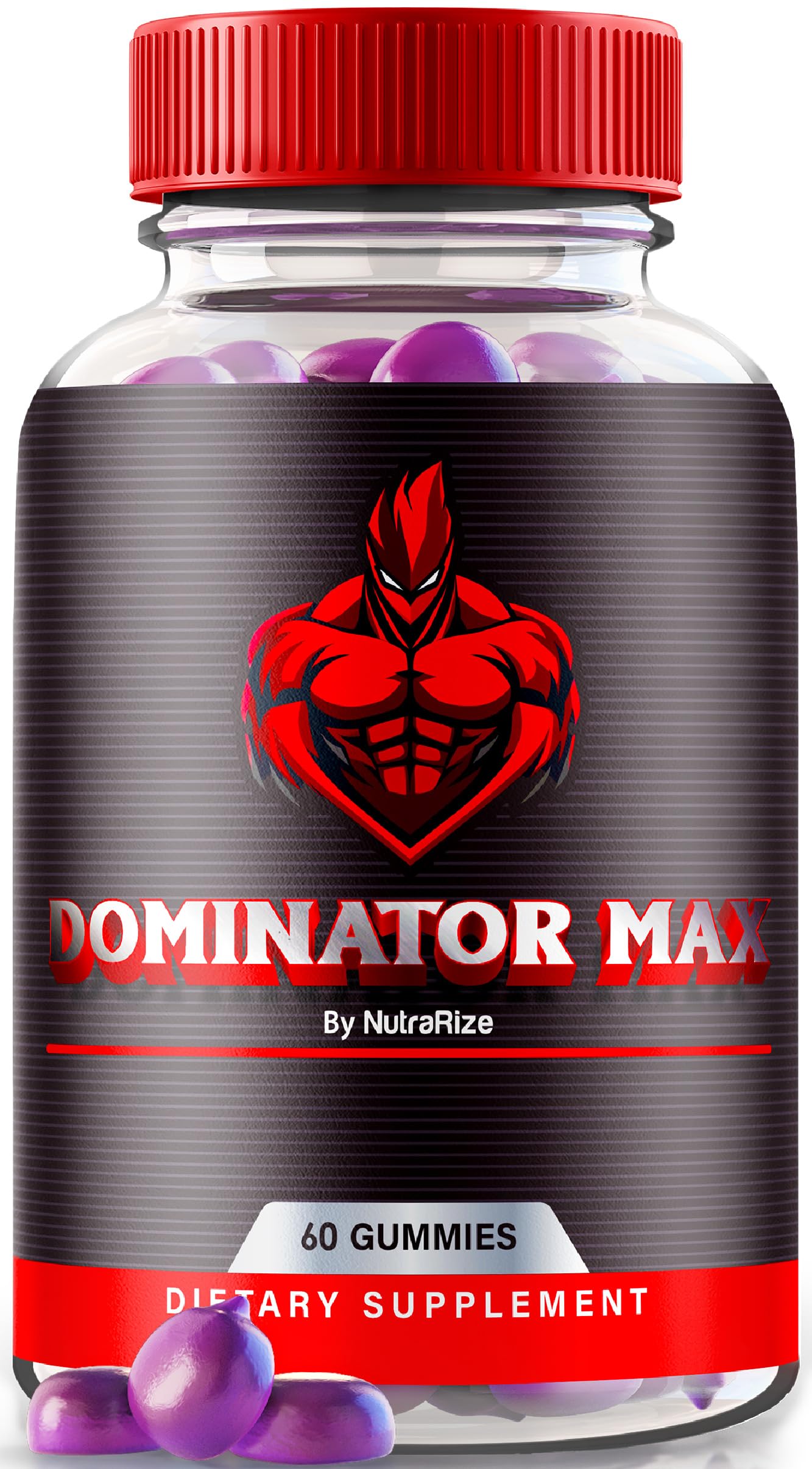 Dominator Max Gummies for Men, Official Dominator Maxx Formula for Muscle Support & Overall Health, All-Natural Male Performance, Energy & Endurance, Premium DominatorMax Reviews (60 Gummies)