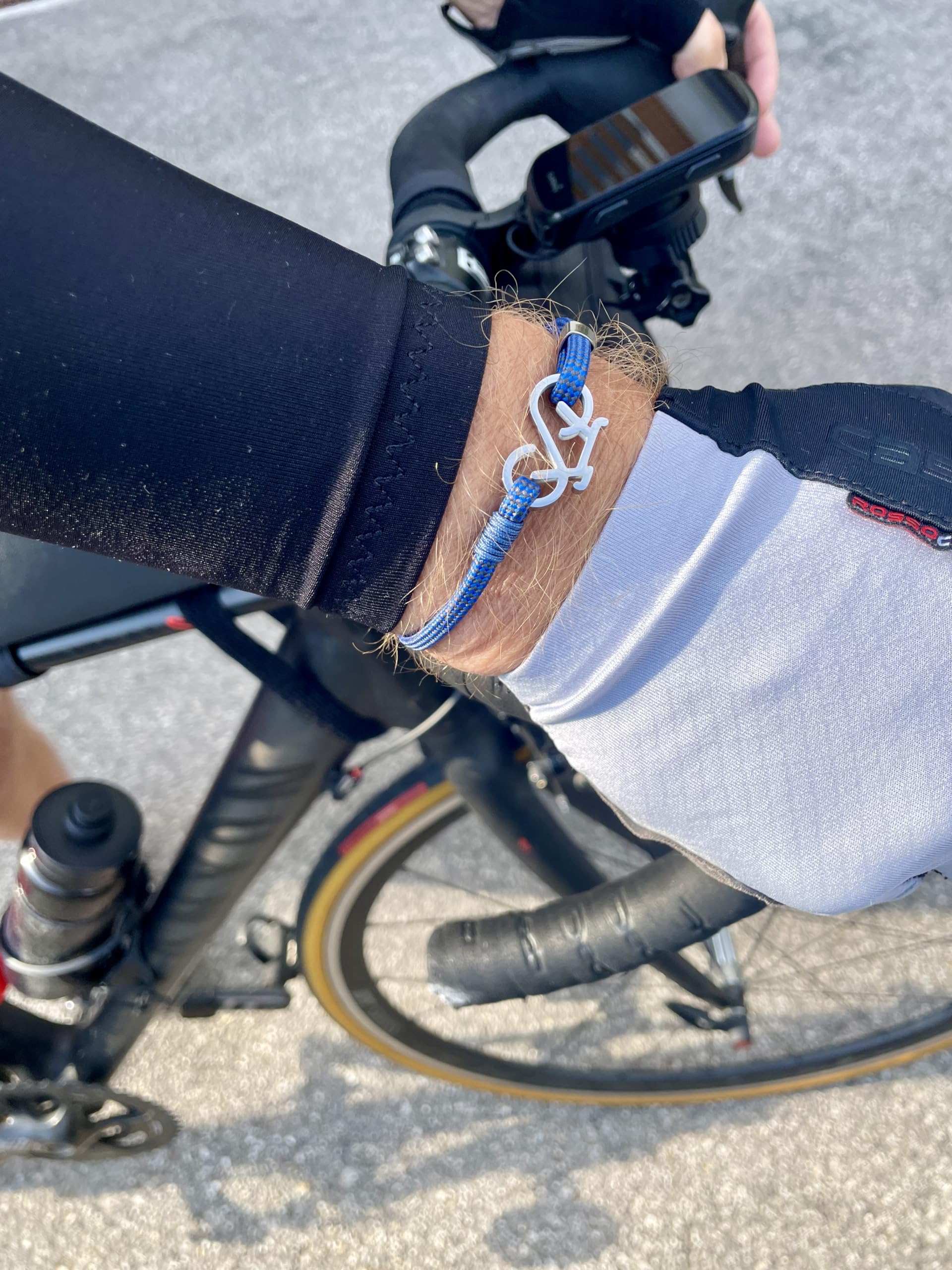 Aloha Bracciale Bici Corsa Gravel Bike Mountain Bike Idea regalo Uomo Donna Regolabile Acciaio