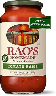 Rao'sHomemade Tomato Basil Sauce, 2 lb, 32 Oz (Pack of 6)