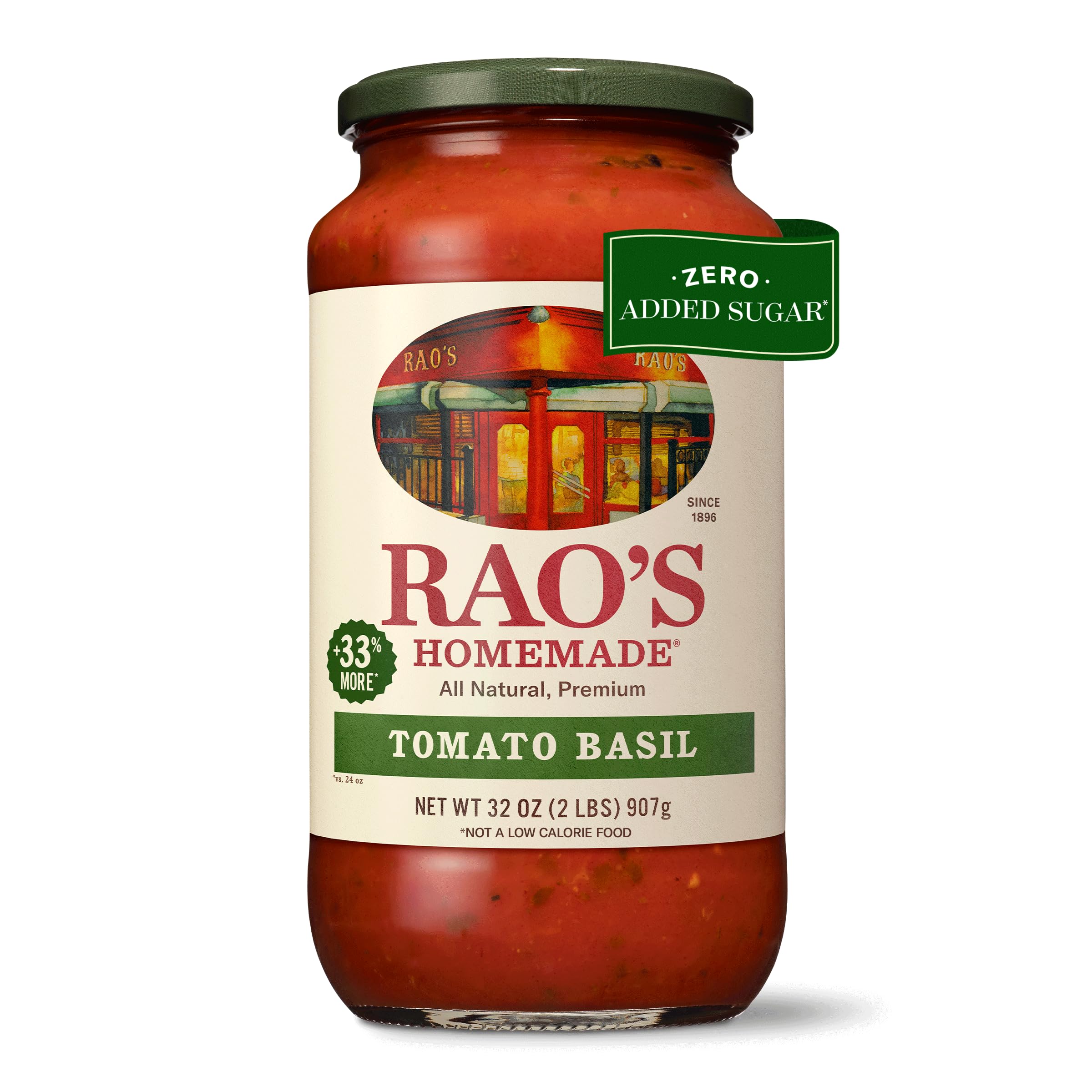 Rao'sHomemade Tomato Basil Sauce, 2 lb, 32 Oz (Pack of 6)