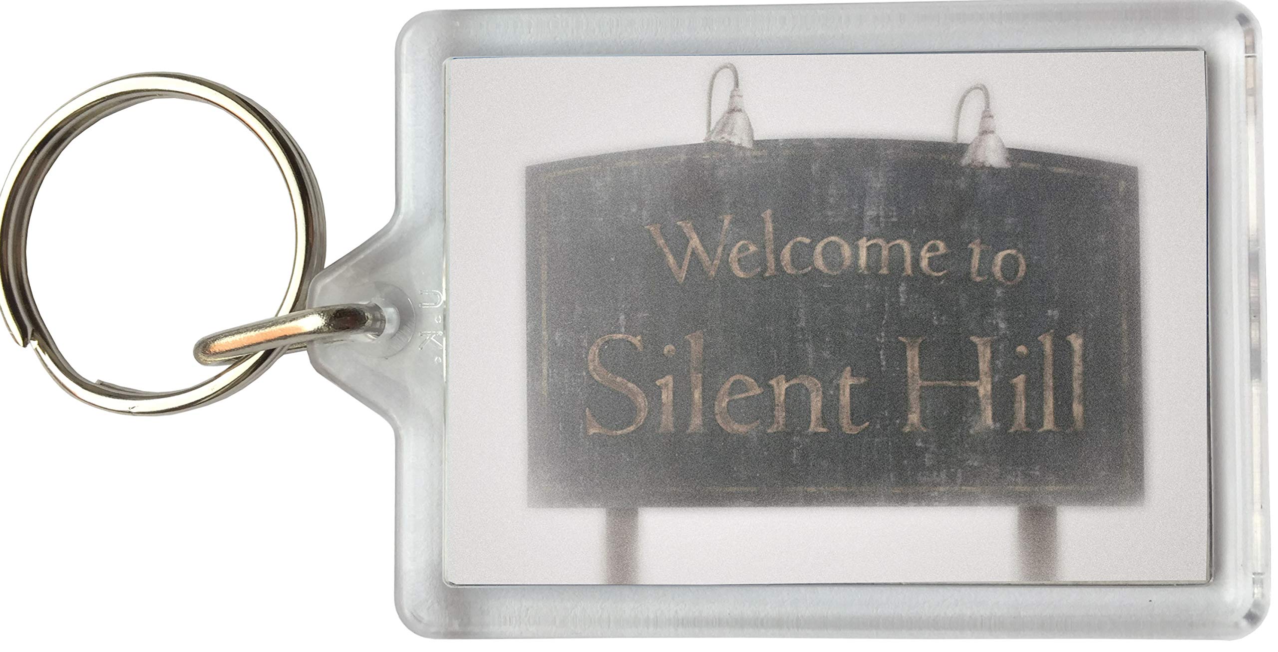 Super Universe Welcome To Silent Hill Classic Horror Game Acrylic Keyring – Classic Game 4.2 x 6.2cm