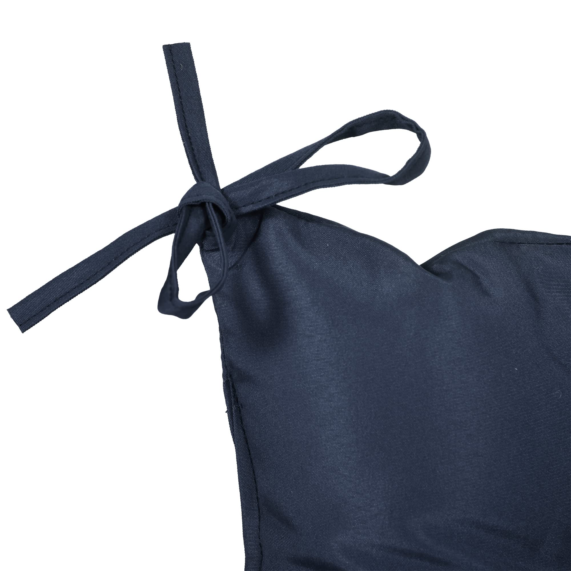 Outsunny Coussin Matelas Assise Dossier pour Banc de Jardin balancelle canapé 2 Places Grand Confort 100 x 98 x 8 cm Bleu foncé