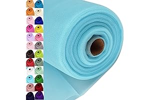 Soft Tulle Fabric Roll for Weddings, Parties, and Tutu Skirts